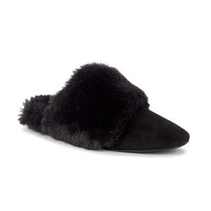 NEW Stuart Weiztman Edie Chill Suede Mules